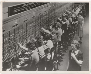 Photograph of Women Working at a Bell System Telephone Switchboard by US National Archives (cc) (from flickr) Photograph of Women Working at a Bell System Telephone Switchboard by US National Archives (cc) (from flickr)